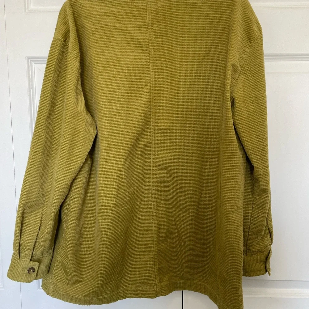 Brixton Olive Green Corduroy Shirt - Picture 4 of 11